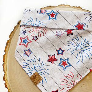 sparks fly dog bandana