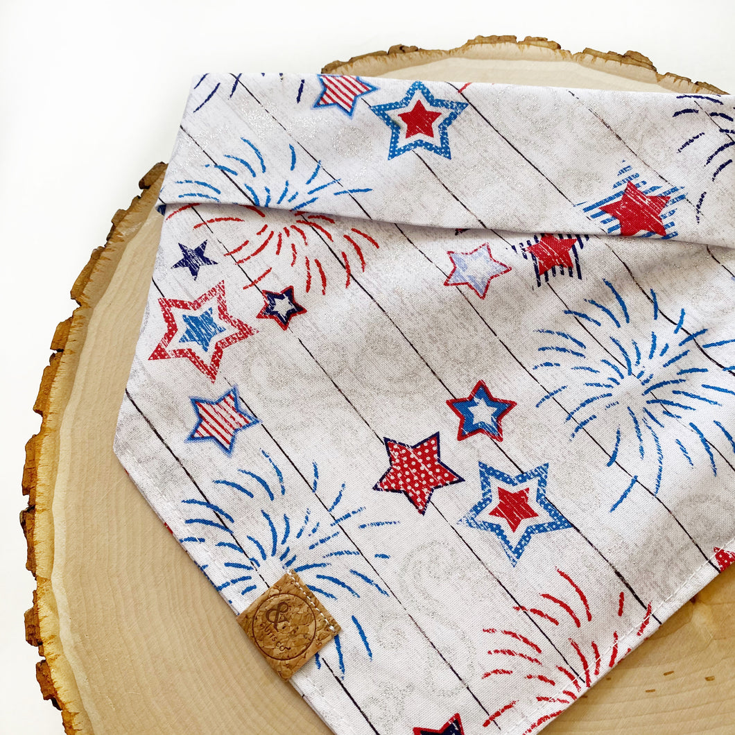 sparks fly dog bandana